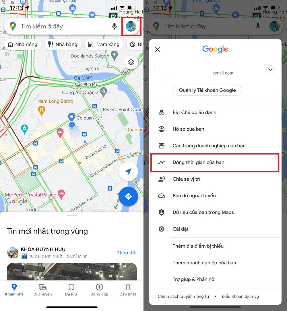 Chia sẻ bạn cách xem dòng thời gian trên Google Maps chỉ với vài bước đơn giản