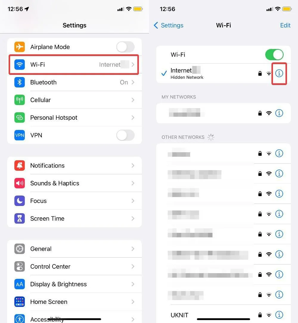 Chia sẻ bạn cách xem lại mật khẩu Wi-Fi trên iOS 16