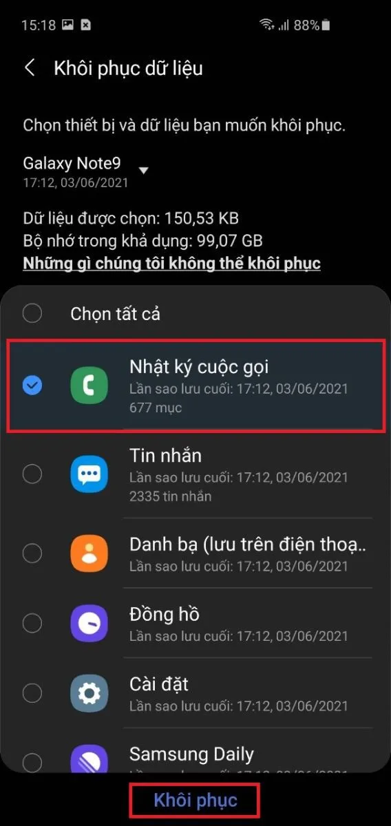 Chia sẻ bạn cách xem lịch sử cuộc gọi, thời gian gọi trên điện thoại Samsung