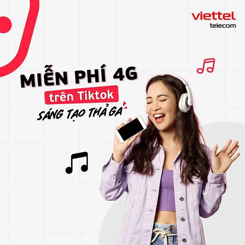 Chia sẻ bạn cách xem TikTok không giới hạn với gói cước TikTok của Viettel