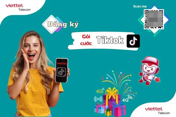 Chia sẻ bạn cách xem TikTok không giới hạn với gói cước TikTok của Viettel