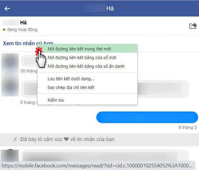 Chia sẻ bạn cách xem tin nhắn đầu tiên trên Messenger khi cần