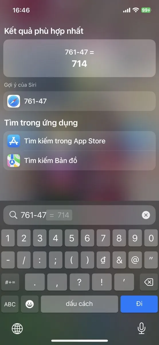 Chia sẻ bạn mẹo tính nhanh trên iPhone mà không cần mở ứng dụng máy tính