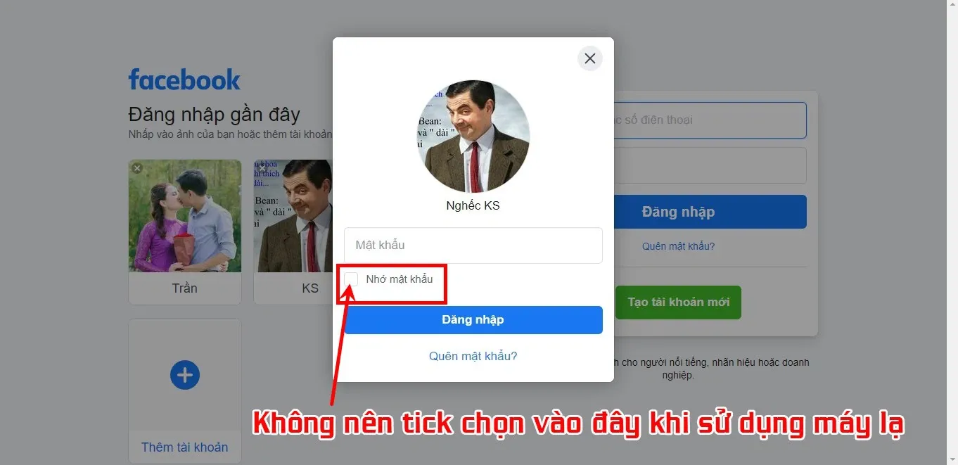 Chia sẻ cách lấy lại mật khẩu Facebook bằng mật khẩu cũ