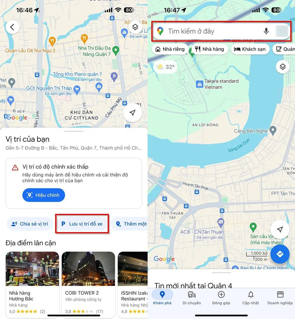 Chia sẻ cách lưu vị trí đỗ xe trên Google Maps để dễ dàng tìm phương tiện ở những nơi công cộng