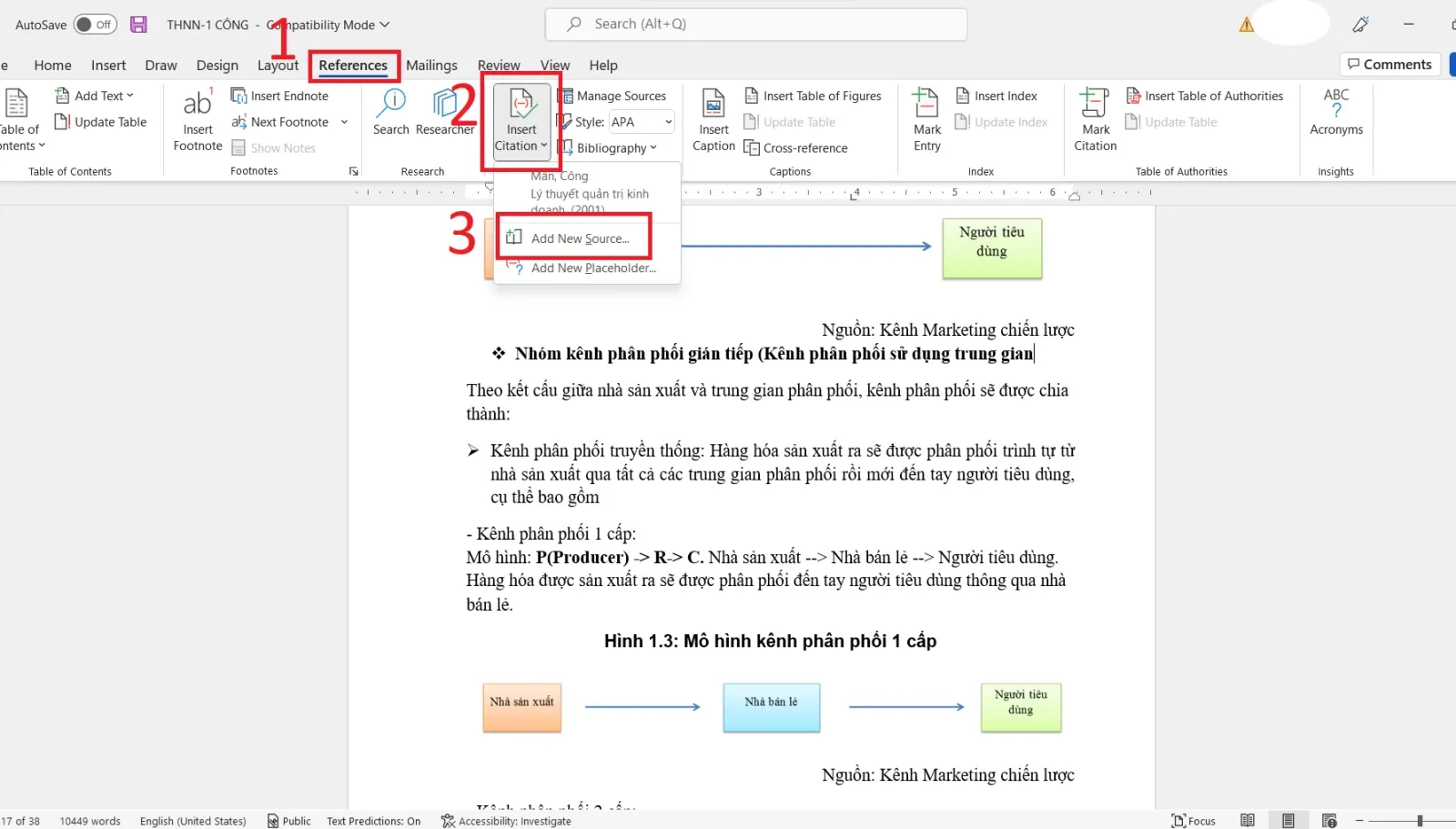 Chia sẻ cách trích dẫn tài liệu tham khảo trong Microsoft Word