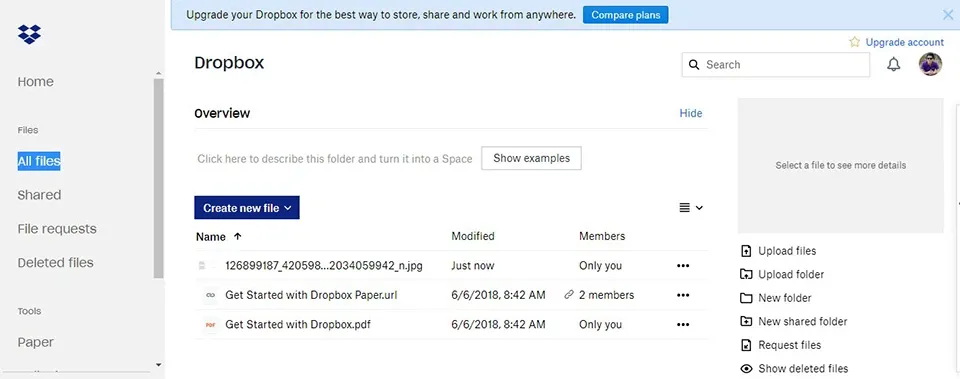 Chia sẻ file trên Dropbox theo 3 cách khác nhau