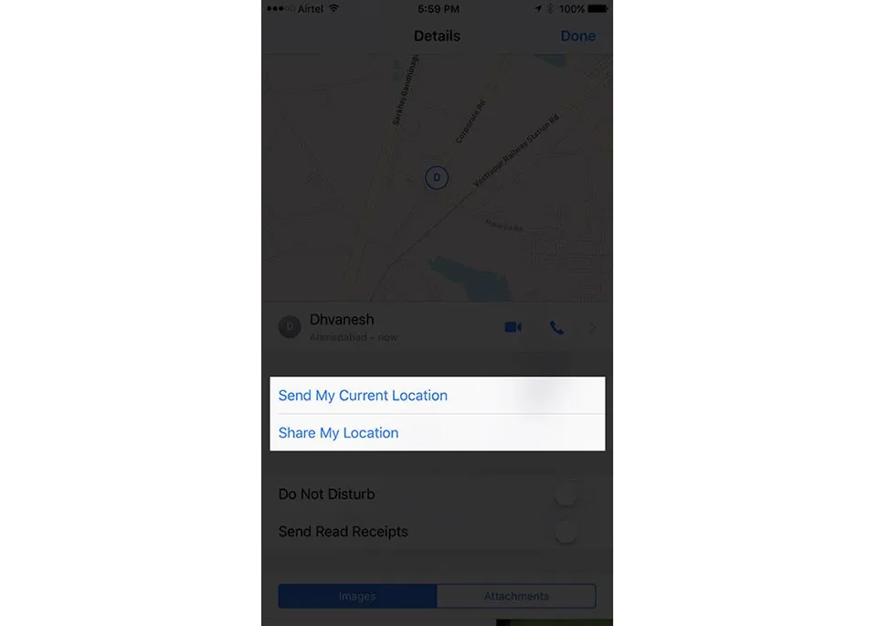 Chia sẻ trực tiếp Vị trí trong iMessage thông qua Apple Maps trên iPhone