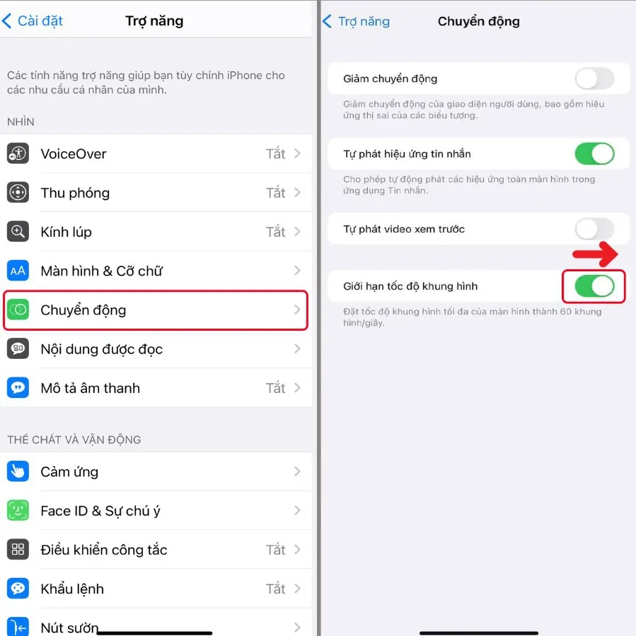 Chỉnh tần số quét màn hình iPhone siêu nhanh và đơn giản khi làm theo hướng dẫn sau