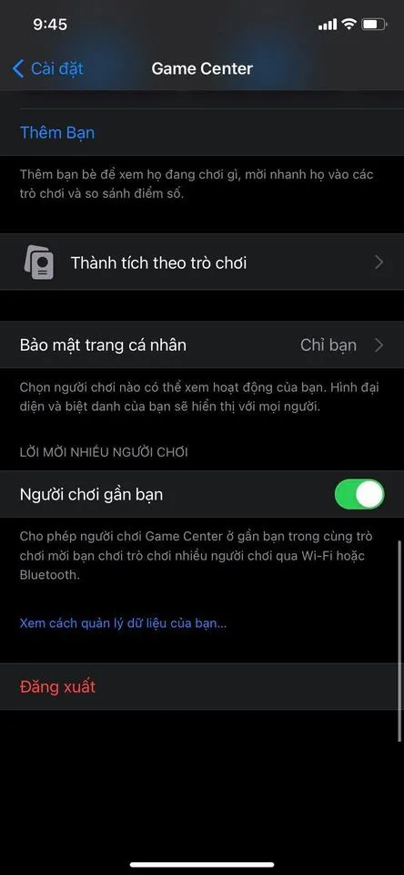 Chơi trò chơi với bạn bè trên Game Center của Appstore