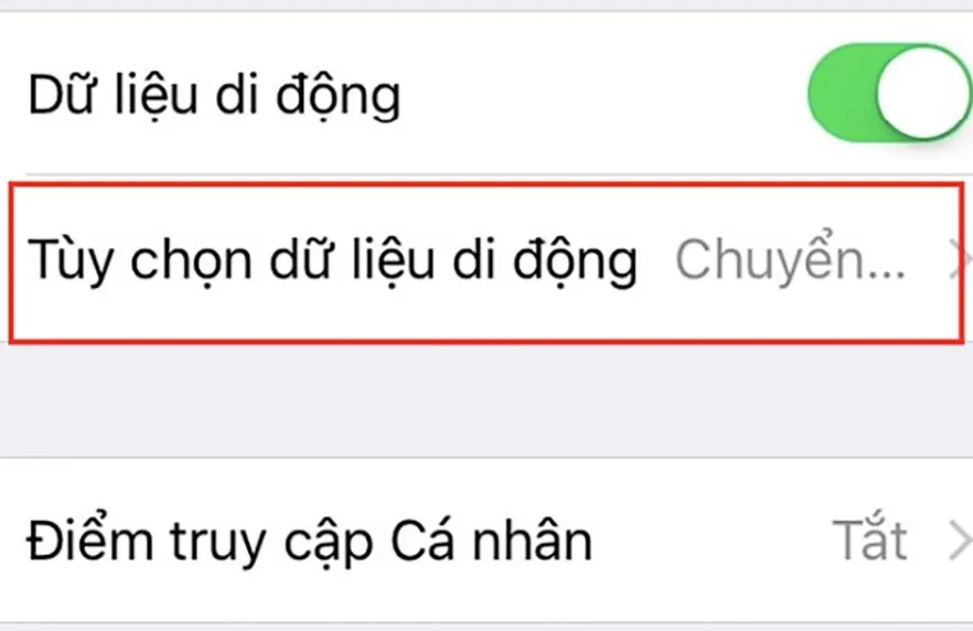 Chuyển vùng dữ liệu trên iPhone là gì? Làm thế nào để chuyển vùng dữ liệu trên iPhone?