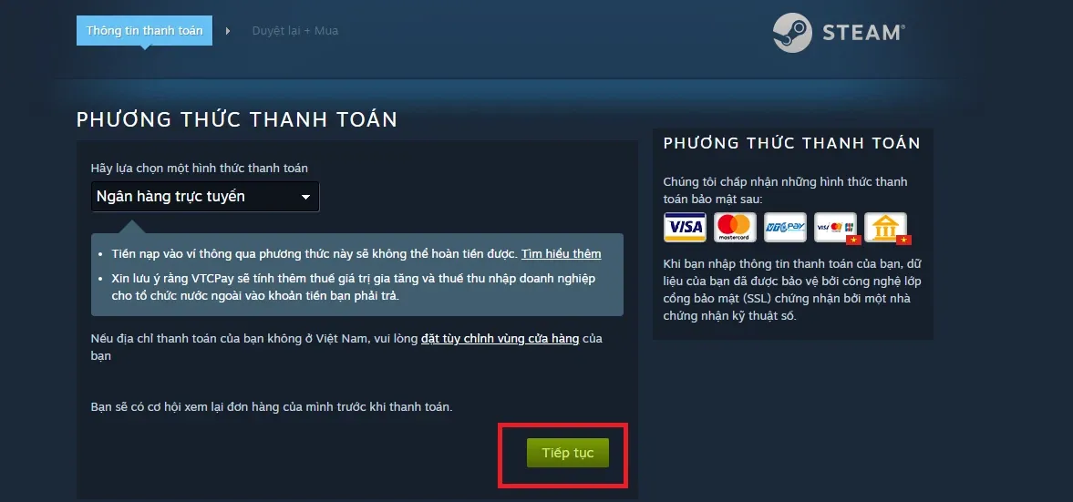 Có mua game trên Steam bằng thẻ điện thoại được không?