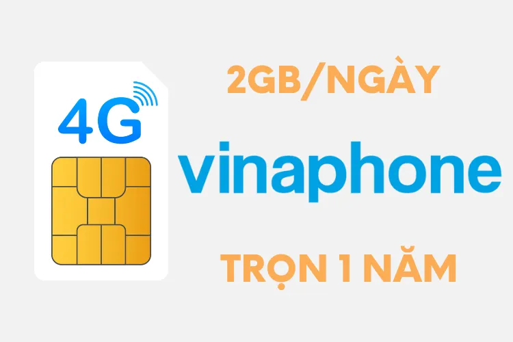 Có nên mua Sim 4G Vinaphone 2GB/ngày trọn gói 1 năm giá siêu hời