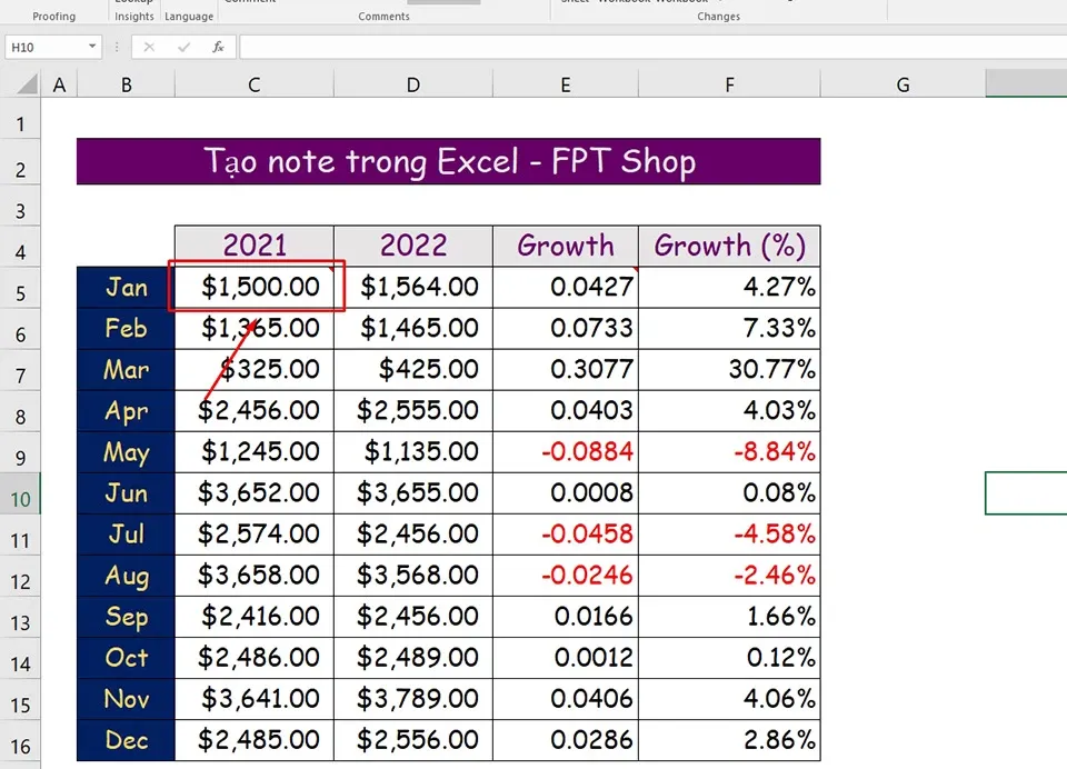 Có những cách nào tạo note nhanh trong Excel?