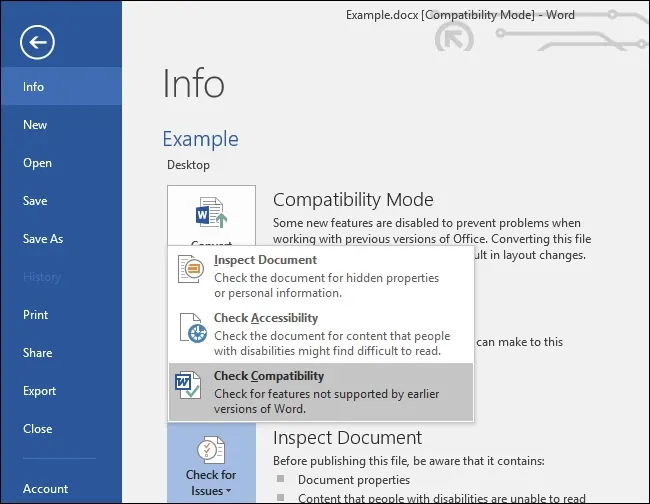 Compatibility Mode trong Microsoft Office là gì?