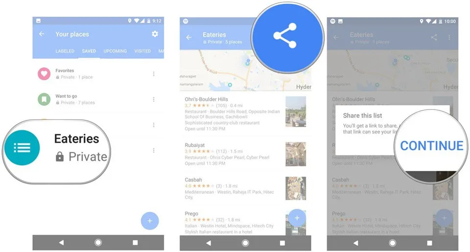 Cùng FPTShop tạo và chia sẻ danh sách địa điểm yêu thích trên Google Maps