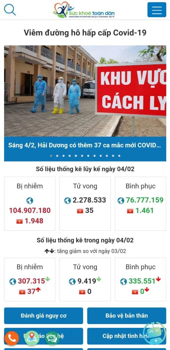 Đảm bảo an toàn trong mùa dịch với ứng dụng cập nhật tình hình dịch bệnh Corona