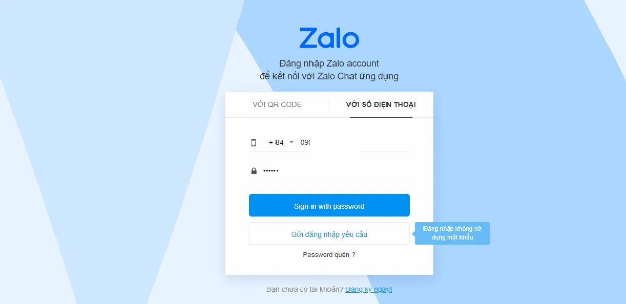 Đăng nhập Zalo bằng Facebook có được không?