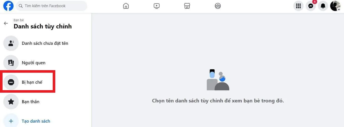 Danh sách bị hạn chế trên Facebook là gì? Hướng dẫn cách tạo, thêm và bỏ hạn chế khỏi danh sách