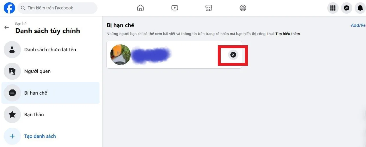 Danh sách bị hạn chế trên Facebook là gì? Hướng dẫn cách tạo, thêm và bỏ hạn chế khỏi danh sách