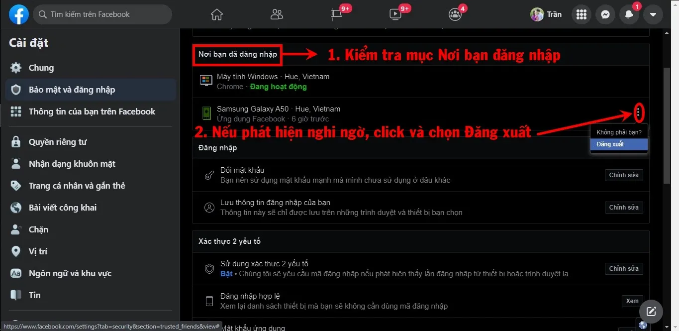 Dấu hiệu nhận biết tài khoản Facebook bị hack và cách xử lý