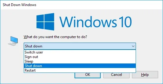 Đây là 3 cách siêu hay để tắt máy tính bằng bàn phím trên Windows 10