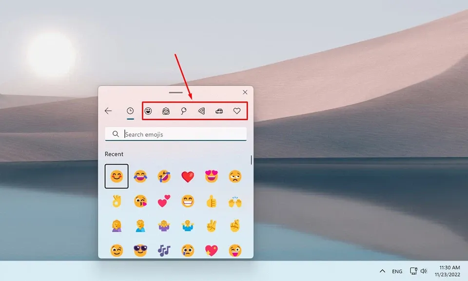 Đây là cách mở và sử dụng kho Emoji trên Windows 11