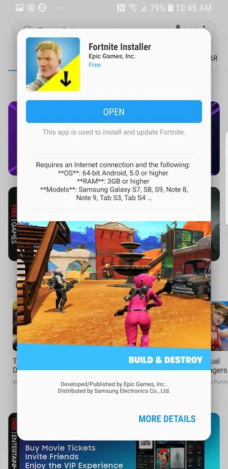 Đây là cách tải Fortnite siêu đơn giản dành cho smartphone Galaxy của Samsung