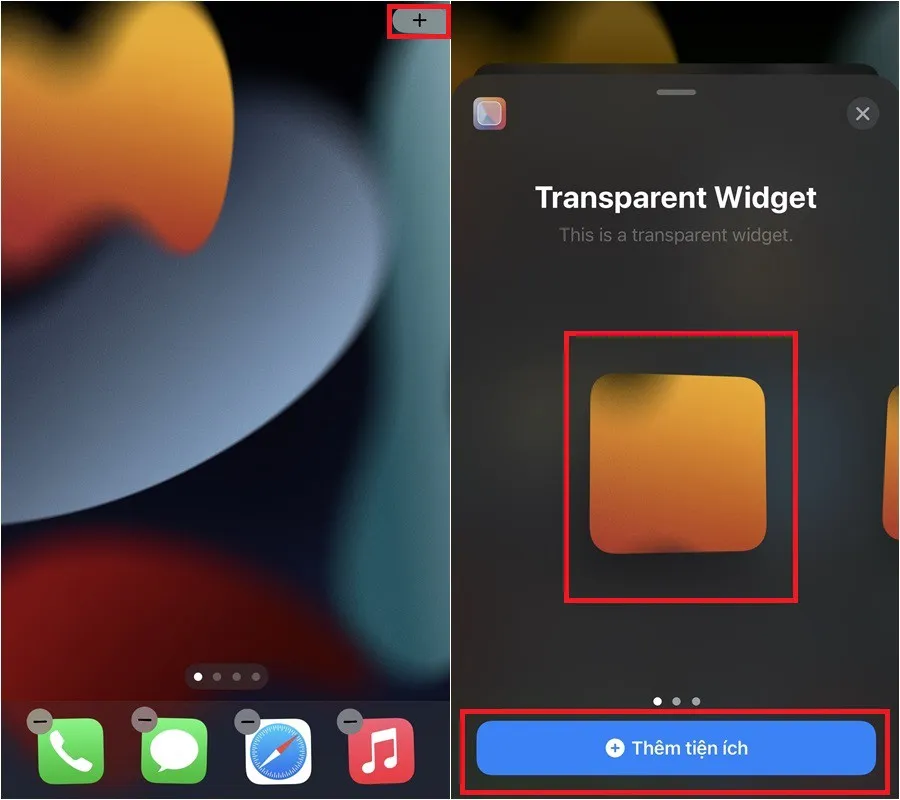 Đây là cách tạo widget trong suốt trên iPhone bạn không nên bỏ qua
