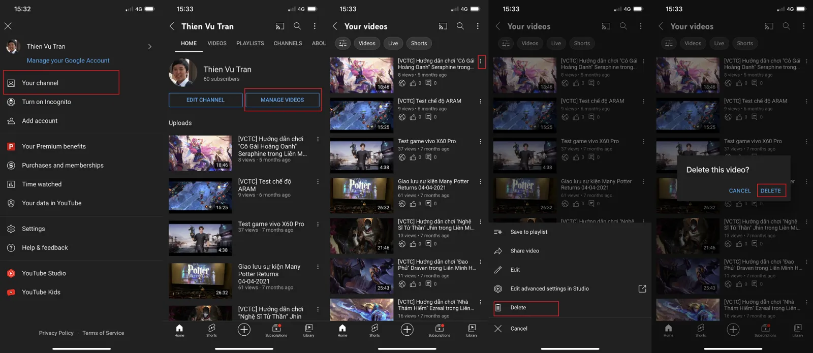 Đây là cách xóa video trên YouTube dành cho người mới dùng