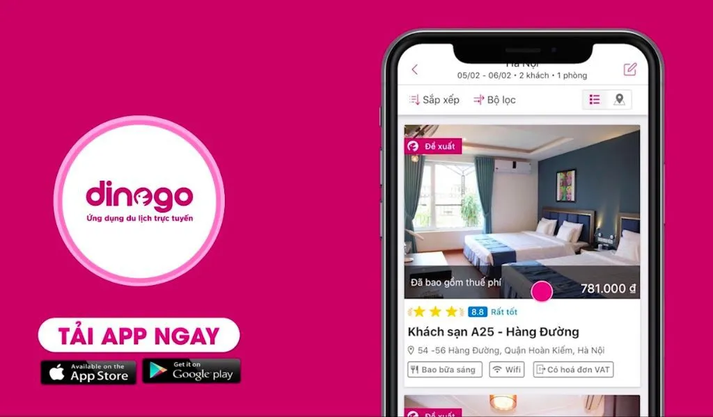 Dinogo là gì? Các tính năng chính của ứng dụng và những lưu ý khi dùng app mua vé online