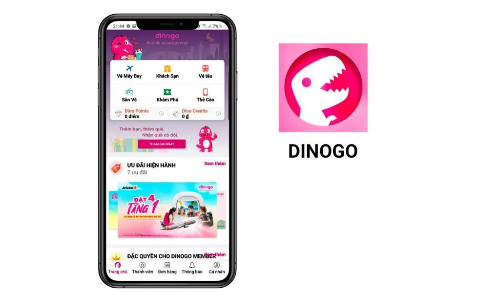 Dinogo là gì? Các tính năng chính của ứng dụng và những lưu ý khi dùng app mua vé online