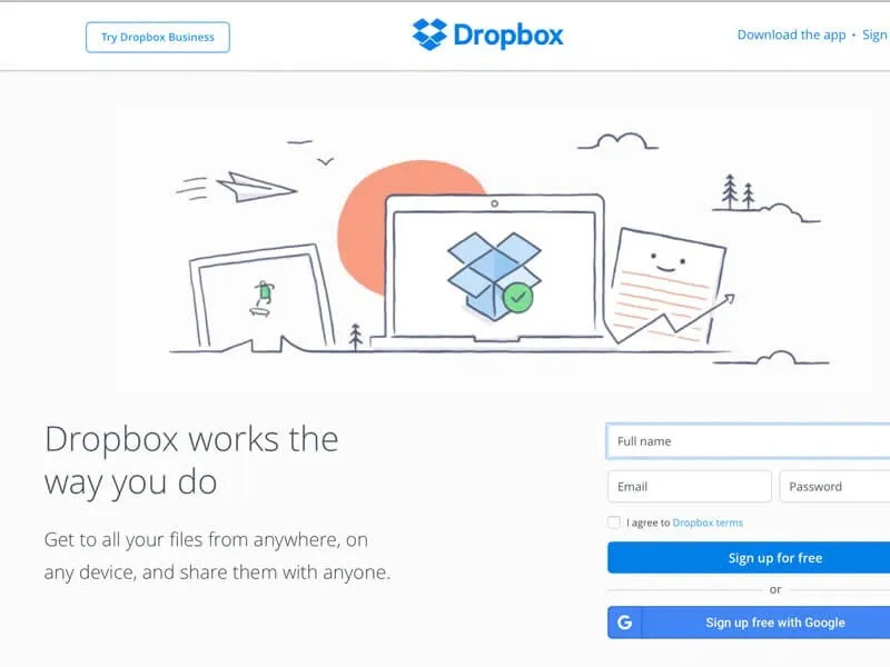 Dropbox – Dịch vụ lưu trữ tập tin trực tuyến miễn phí