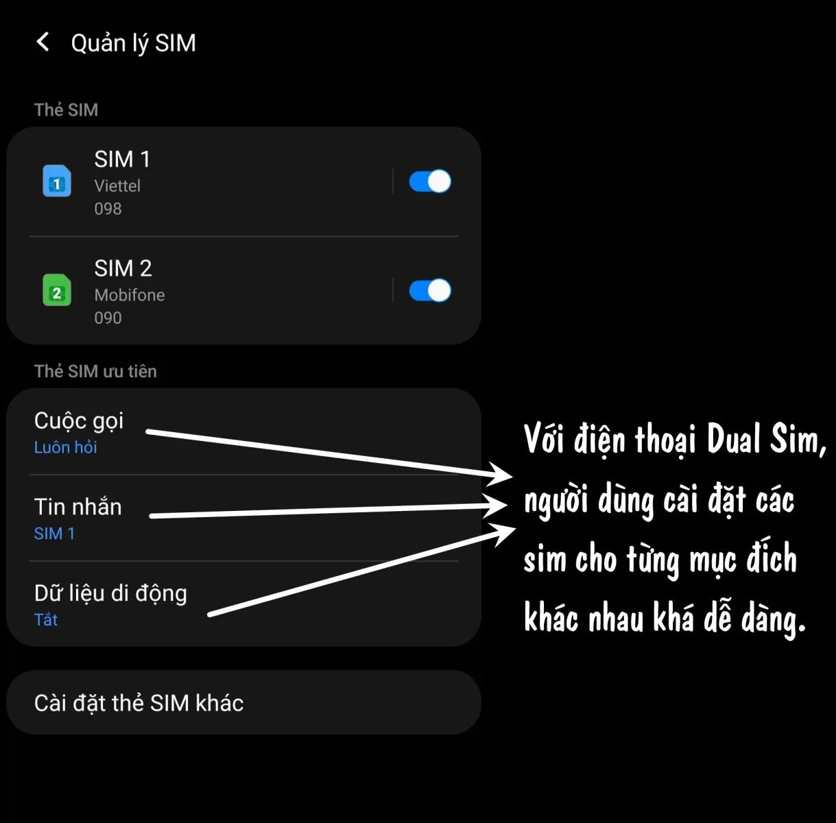 Dual Sim là gì? Có mấy loại Dual Sim và điểm khác nhau là gì?