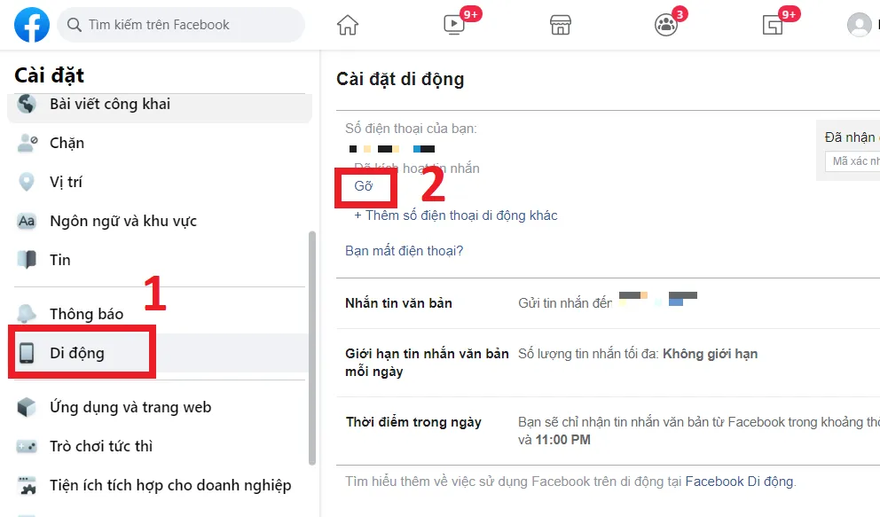 Dưới đây cách thêm, xóa số điện thoại đăng nhập trên Facebook cực đơn giản