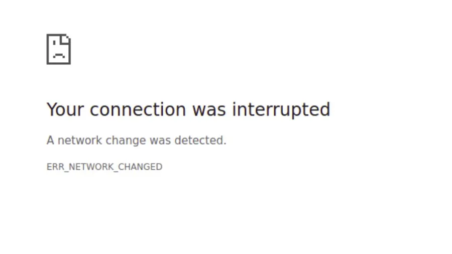 ERR_NETWORK_CHANGED trong Chrome là lỗi gì? Nguyên nhân và cách khắc phục lỗi trên máy tính hiệu quả