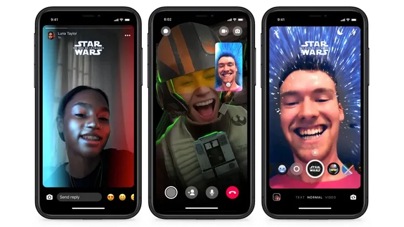 Facebook Messenger có theme Star Wars mới