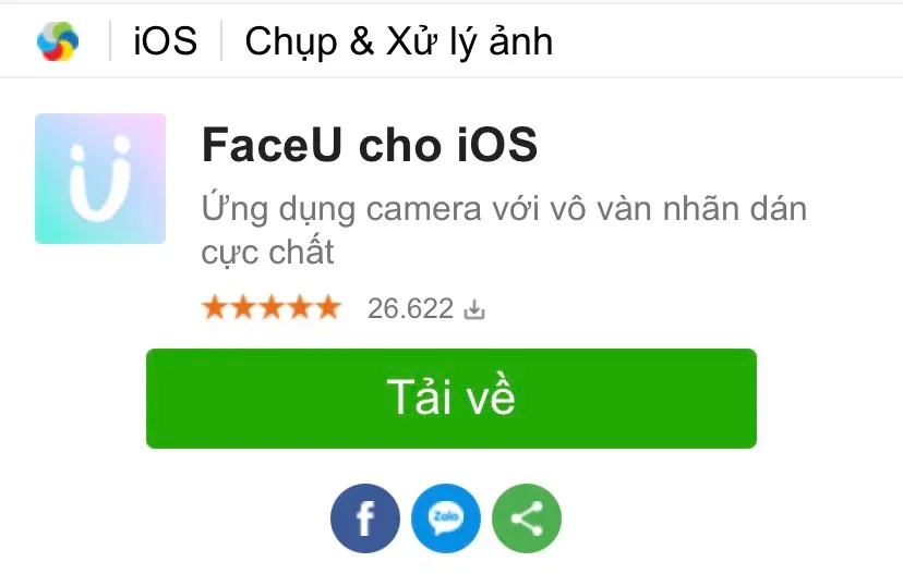 FaceU là ứng dụng gì? Cách tải FaceU trên iPhone cực dễ?