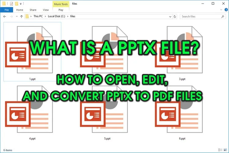 File PPTX là gì? Cách chuyển đổi file PPTX sang PDF