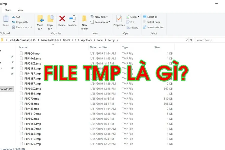 File TMP là gì? Cách mở file TMP trên Windows?