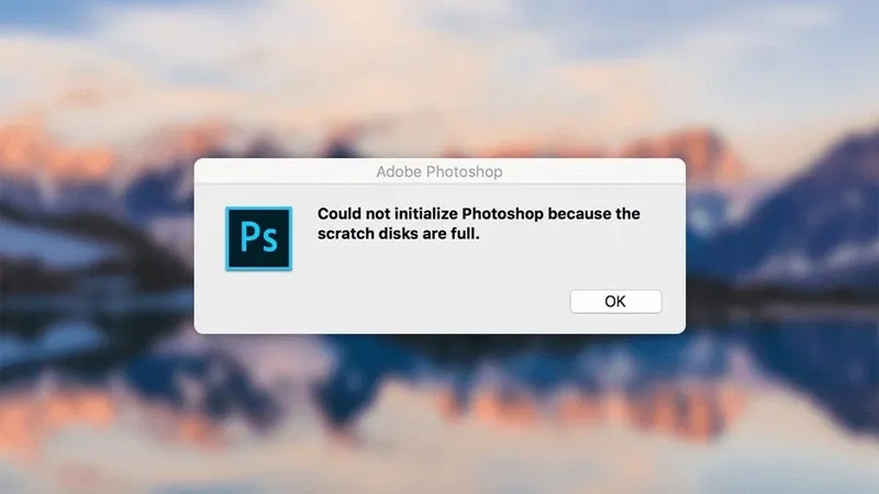 Fix lỗi The scratch disks are full trong Photoshop mới nhất