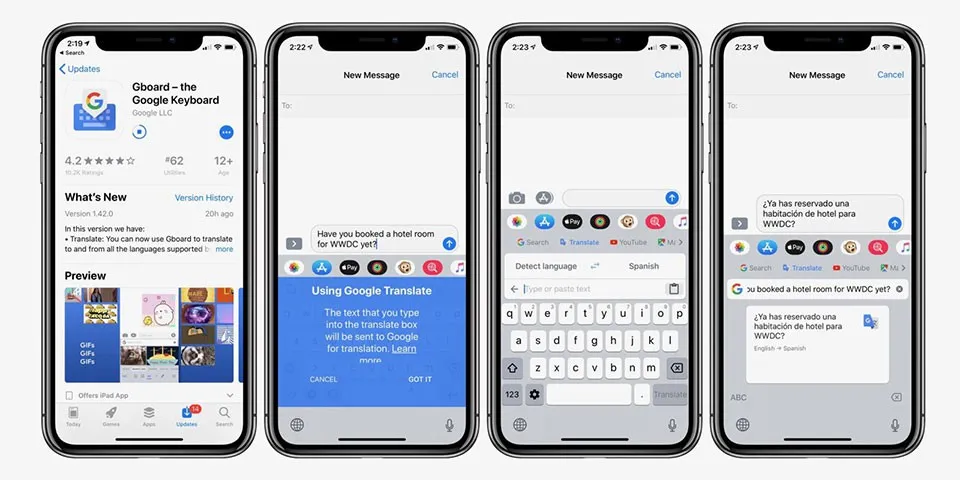 Gboard cho iOS đã hỗ trợ dịch văn bản: Đây là cách sử dụng