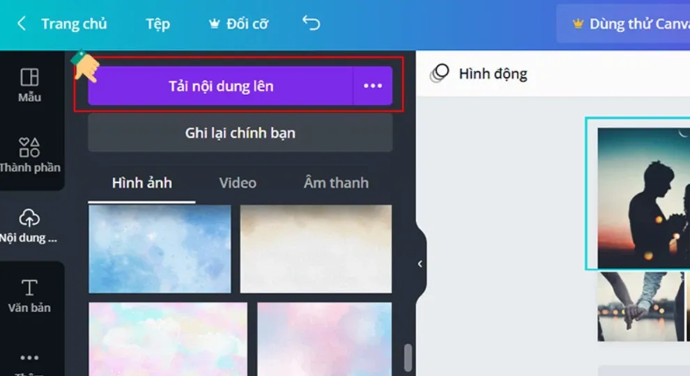 Ghép ảnh đôi nhanh chóng và đẹp mắt chỉ với một vài thao tác cực đơn giản trên Canva