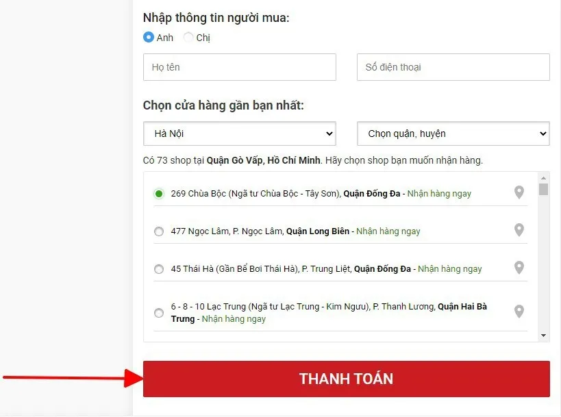 Giảm 500.000 đồng cho hóa đơn từ 10 triệu đồng khi thanh toán bằng thẻ tín dụng HSBC tại FPT Shop