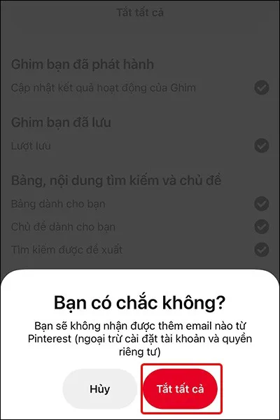 Giúp bạn ngừng nhận email từ Pinterest siêu đơn giản