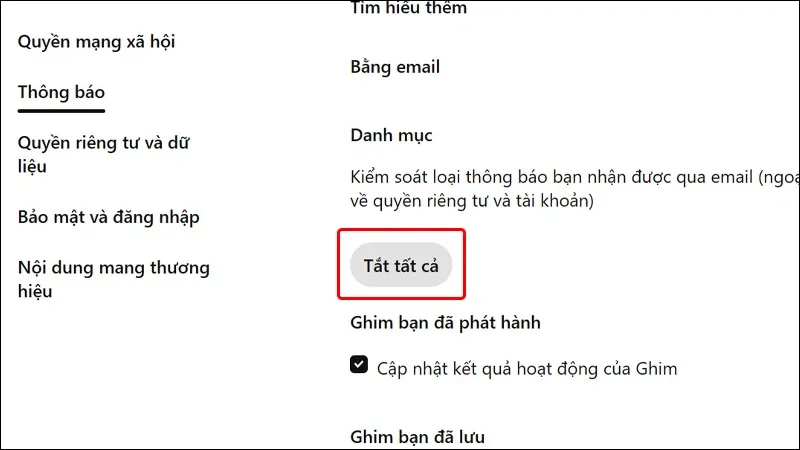 Giúp bạn ngừng nhận email từ Pinterest siêu đơn giản