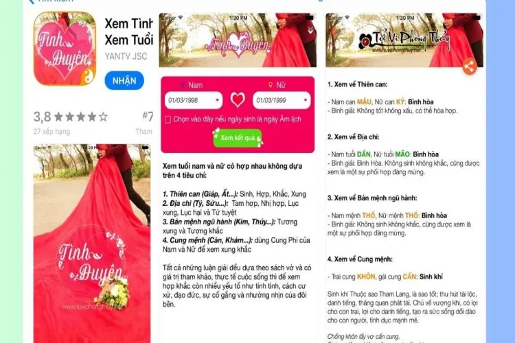 Gợi ý app bói người yêu tương lai tên gì, dự đoán tình duyên thú vị nhất hiện nay