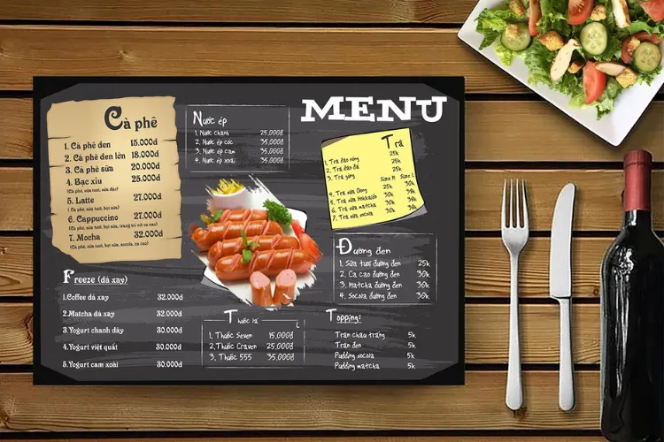 Gợi ý các mẫu background menu cho nhà hàng ăn uống hiện đại và bắt mắt nhất 2024
