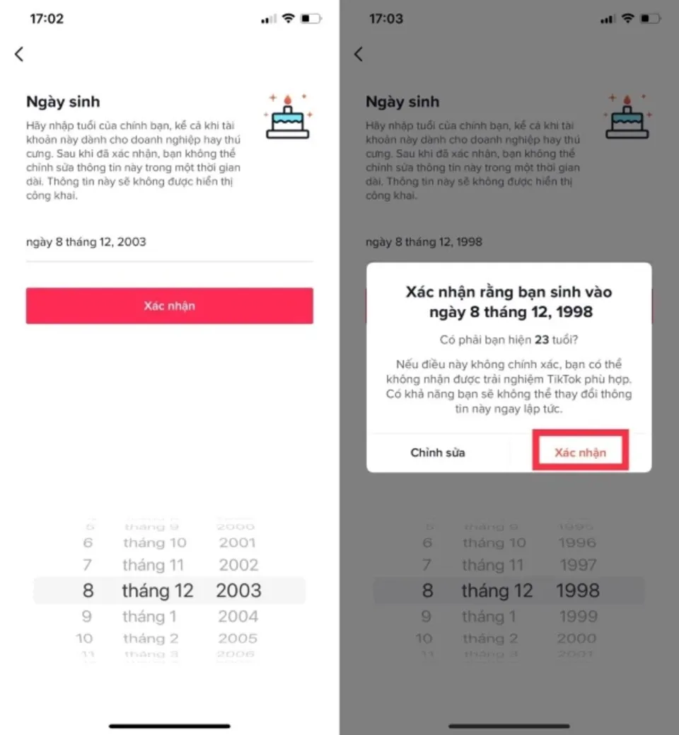 Gợi ý cách đổi ngày sinh trên TikTok chỉ với vài bước đơn giản mà không phải ai cũng biết