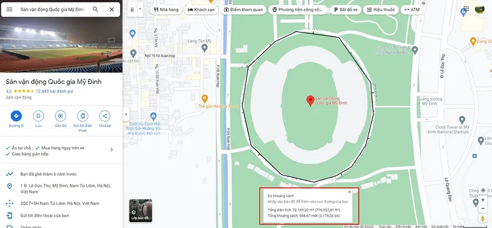 Google Maps có thể giúp bạn đo diện tích của mọi khu vực và đây là cách để làm như vậy